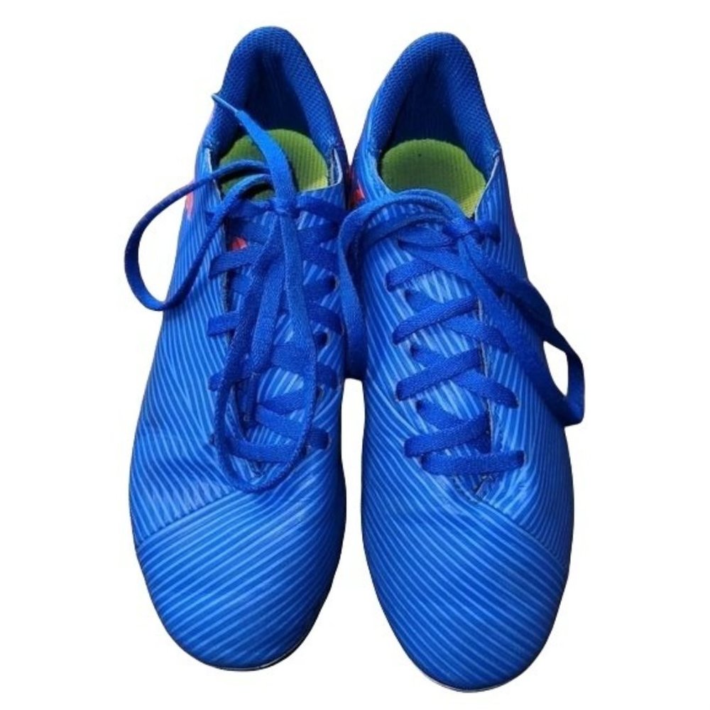 Adidas Nemeziz Soccer Shoes Youth Size 4 Blue and Red/Orange EG3319